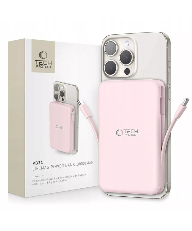 POWER BANK 15W 10000MAH SU MAGSAFE + LIGHTNING IR TYPE-C LAIDAS