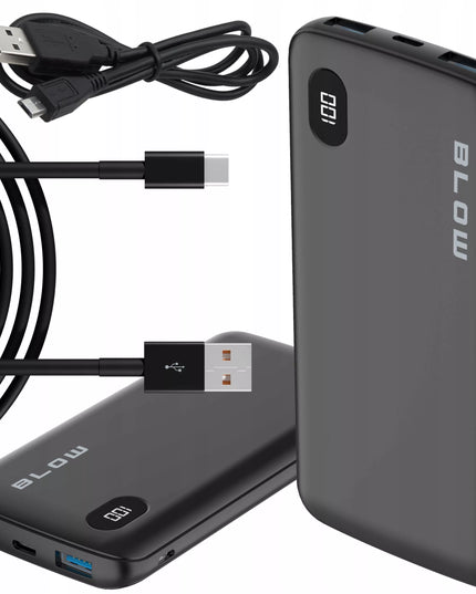 Išorinė baterija BLOW 10000 mAh 22,5W QC PD USB-C