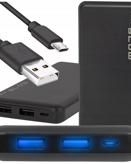 Išorinė baterija 10000 mAh POWER BANK USB galinga greita saugi kelioninė talpi