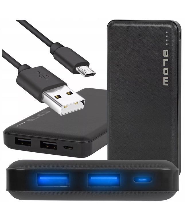 Išorinė baterija 10000 mAh POWER BANK USB galinga greita saugi kelioninė talpi