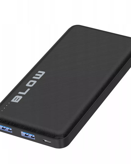Išorinė baterija 10000 mAh BLOW Powerbank USB galinga talpi greito įkrovimo USB-C kabelis rinkinys
