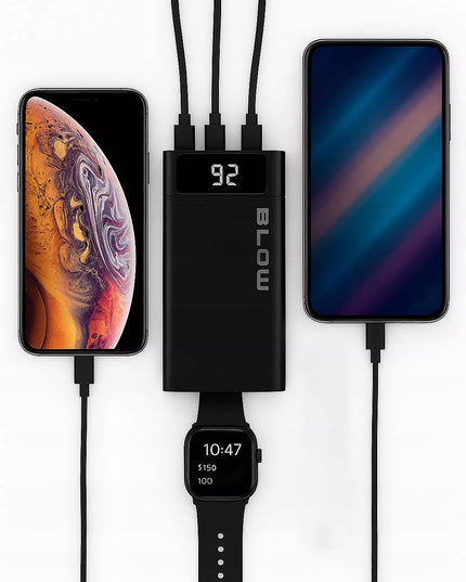 Išorinė baterija Powerbank 20000 mAh 22,5W Power Bank QC PD USB-C greitas, saugus, talpus