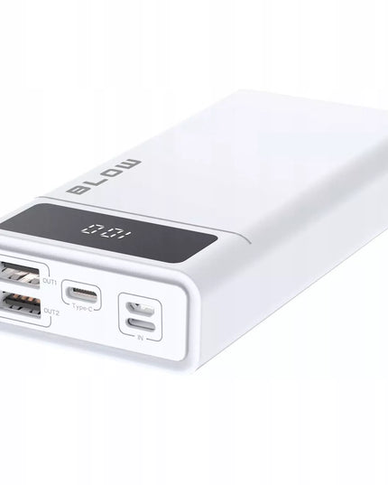 Išorinė baterija (powerbank) 20000 mAh 22,5W, greitasis įkrovimas QC PD, USB-C, kabelis komplekte