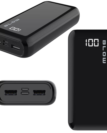 POWERBANK 20000 mAh 22,5W QC PD USB C USB IŠORINĖ BATERIJA GREITAS ĮKROVIMAS KELIONINIS