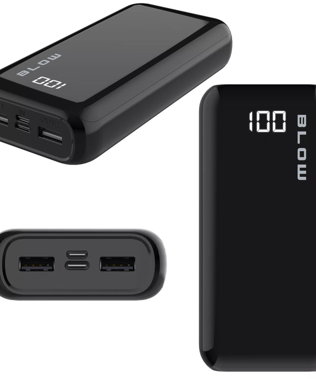 POWERBANK 20000 mAh 22,5W QC PD USB C USB IŠORINĖ BATERIJA GREITAS ĮKROVIMAS KELIONINIS