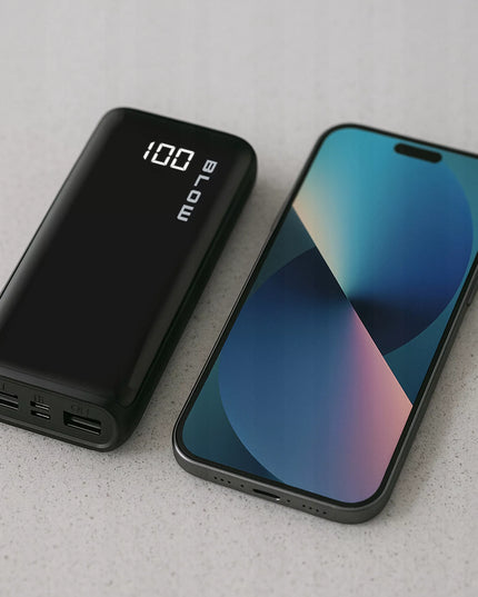 POWERBANK 20000 mAh 22,5W QC PD USB C USB IŠORINĖ BATERIJA GREITAS ĮKROVIMAS KELIONINIS