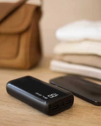 POWERBANK 20000 mAh 22,5W QC PD USB C USB IŠORINĖ BATERIJA GREITAS ĮKROVIMAS KELIONINIS
