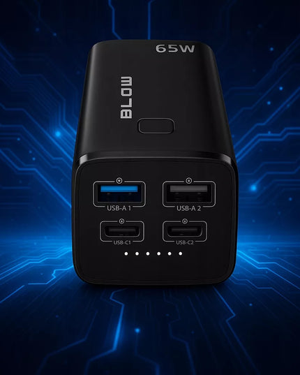 Išorinė baterija (powerbank) 20000 mAh 65W QC3.0 PD USB-C skirta nešiojamiems kompiuteriams
