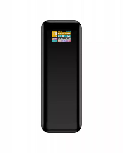 Išorinė baterija BLOW 27000 mAh 140W QC PD USB-C LCD, skirta nešiojamiesiems kompiuteriams ir lėktuvams
