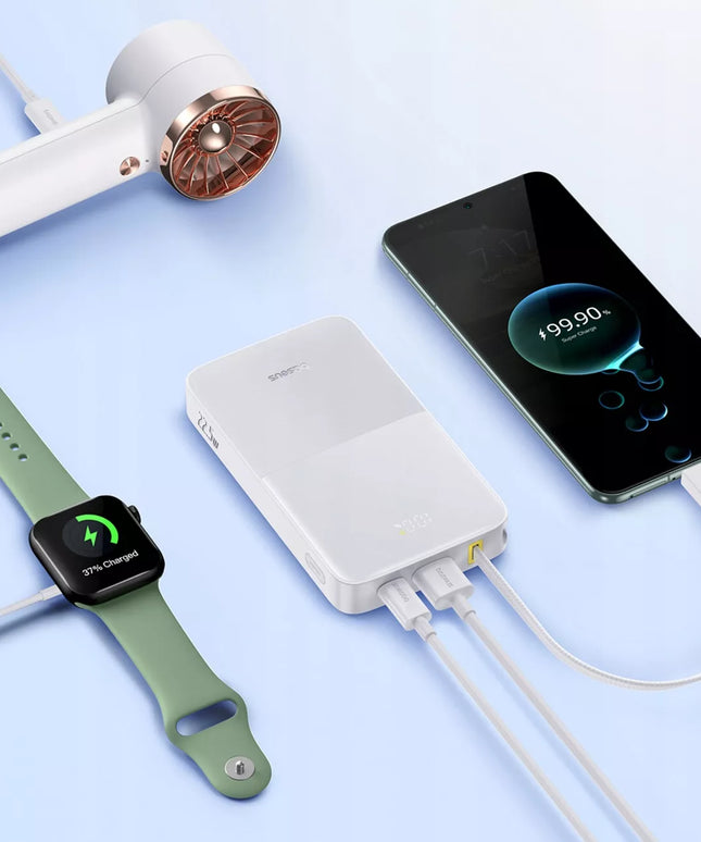 Išorinė baterija BASEUS 10000 mAh 22.5W Bipow2 Pro POWER BANK GREITAS ĮKROVIMAS