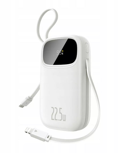 BASEUS išorinė baterija 10000 mAh 22.5W USB-C LIGHTNING USB-A su greituoju įkrovimu
