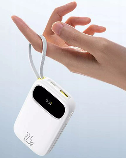 BASEUS išorinė baterija 10000 mAh 22.5W USB-C LIGHTNING USB-A su greituoju įkrovimu