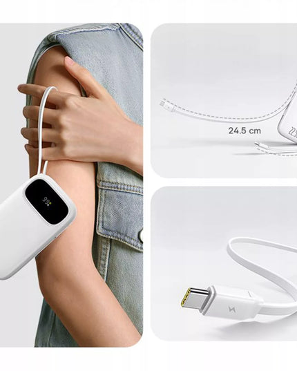 BASEUS išorinė baterija 10000 mAh 22.5W USB-C LIGHTNING USB-A su greituoju įkrovimu