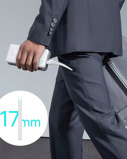 BASEUS 10000 mAh išorinė baterija (powerbank) USB-C USB-A 15W saugi + USB-A USB-C laidas