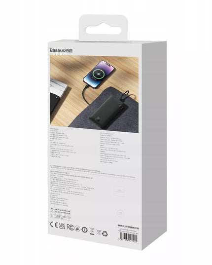 Powerbank BASEUS 10000 mAh USB USB-C Galingas 20W Greitas įkrovimas Kelioninis