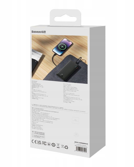 Powerbank BASEUS 10000 mAh USB USB-C Galingas 20W Greitas įkrovimas Kelioninis
