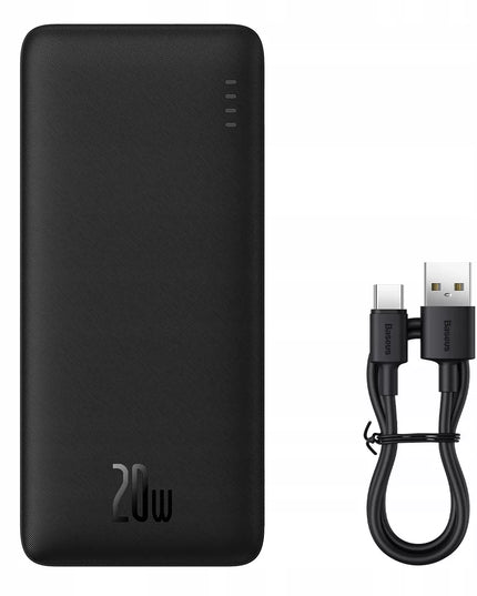Powerbank BASEUS 10000 mAh USB USB-C Galingas 20W Greitas įkrovimas Kelioninis
