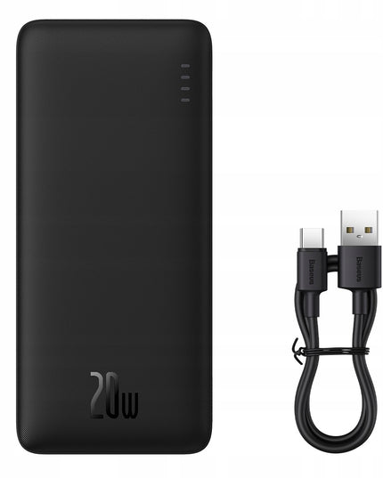 Powerbank BASEUS 10000 mAh USB USB-C Galingas 20W Greitas įkrovimas Kelioninis
