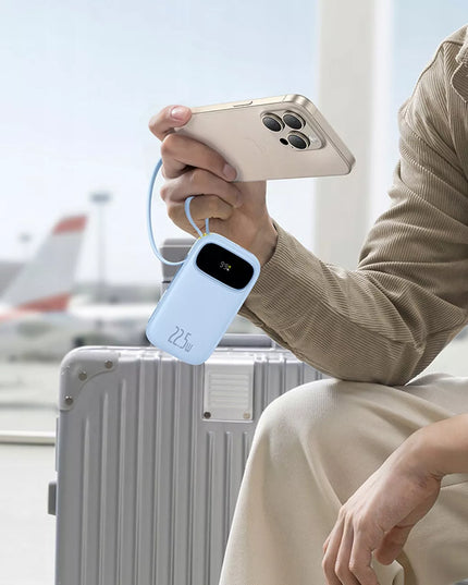 BASEUS išorinė baterija 20000 mAh 22.5W USB-C LIGHTNING USB-A su greituoju įkrovimu