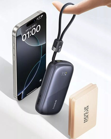 BASEUS išorinė baterija 20000 mAh 22.5W USB-C USB-A LIGHTNING skirta IPHONE ir ANDROID