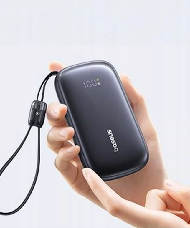 BASEUS išorinė baterija 20000 mAh 22.5W USB-C USB-A LIGHTNING skirta IPHONE ir ANDROID