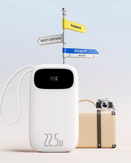 BASEUS POWERBANK 20000mAh 22.5W USB-C LIGHTNING GREITAS ĮKROVIMAS