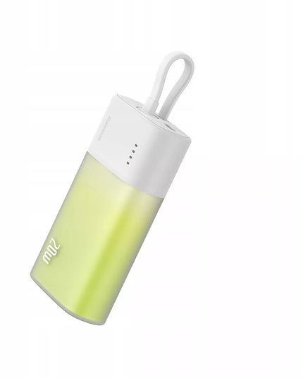 BASEUS 20W 5200mAh išorinė baterija su integruotu Lightning laidu