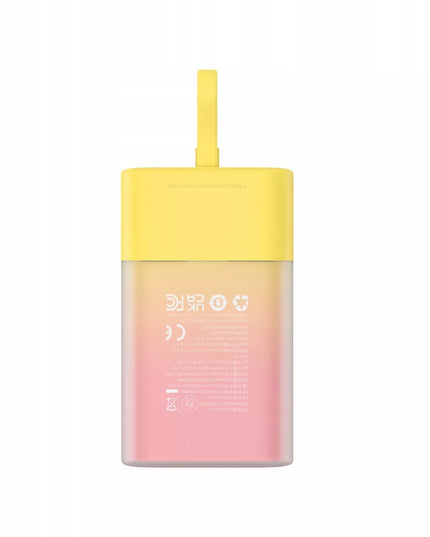 BASEUS išorinė baterija 5200mAh 20W galingas power bank su integruotu Lightning laidu