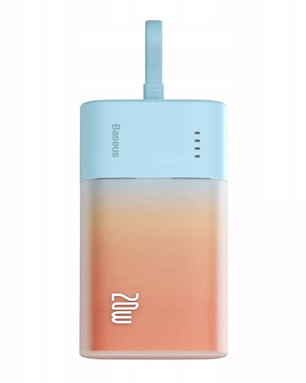 BASEUS 5200mAh 20W galios išorinė baterija su integruotu Lightning laidu