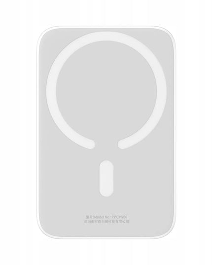 Išorinė baterija (powerbank) BASEUS AIRPOW 6000mAh 20W magnetinė + USB-C į USB-C laidas 30cm