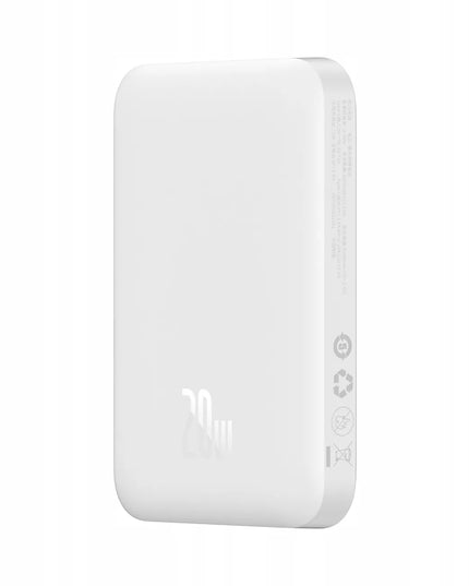 Išorinė baterija (powerbank) BASEUS AIRPOW 6000mAh 20W magnetinė + USB-C į USB-C laidas 30cm