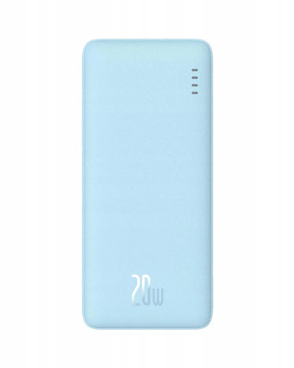 BASEUS išorinė baterija su greituoju įkrovimu 10000 mAh 20W USB-C USB-A saugus