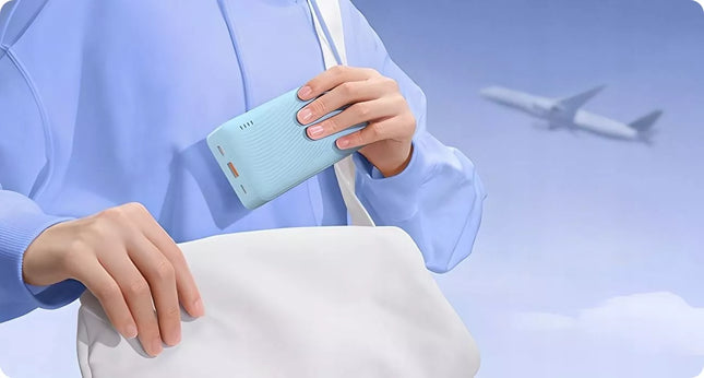 BASEUS išorinė baterija su greituoju įkrovimu 10000 mAh 20W USB-C USB-A saugus