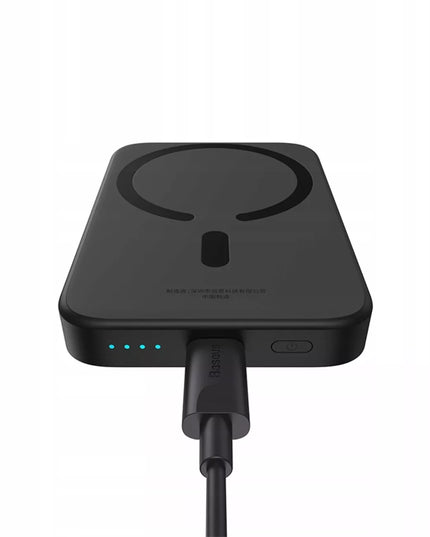 BASEUS indukcinis magnetinis išorinis akumuliatorius 6000 mAh 20W USB-C belaidis ir laidinis