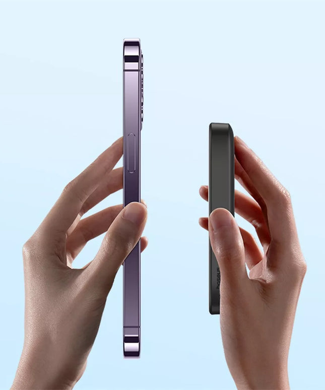 BASEUS indukcinis magnetinis išorinis akumuliatorius 6000 mAh 20W USB-C belaidis ir laidinis