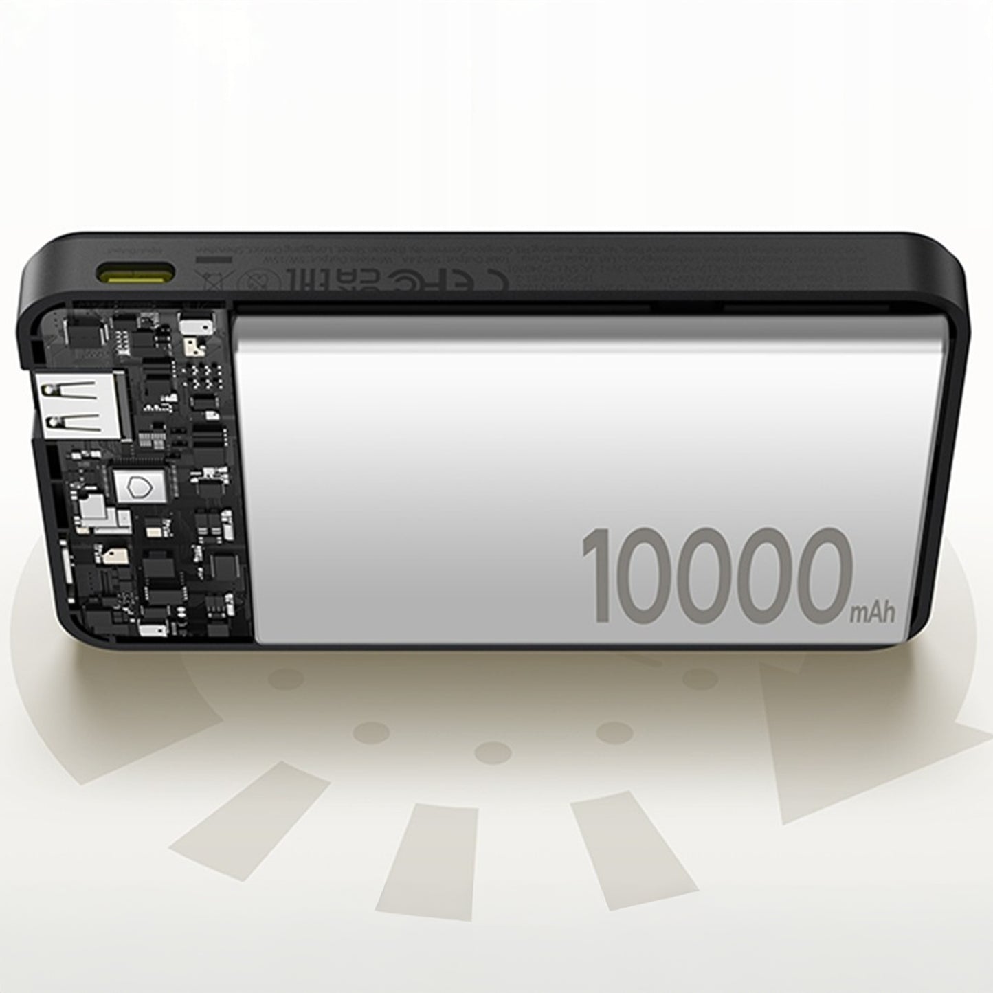 Indukcinis maitinimo blokelis su MagSafe BASEUS 10000mAh Qi2 22.5W USB-C USB + Kabelis