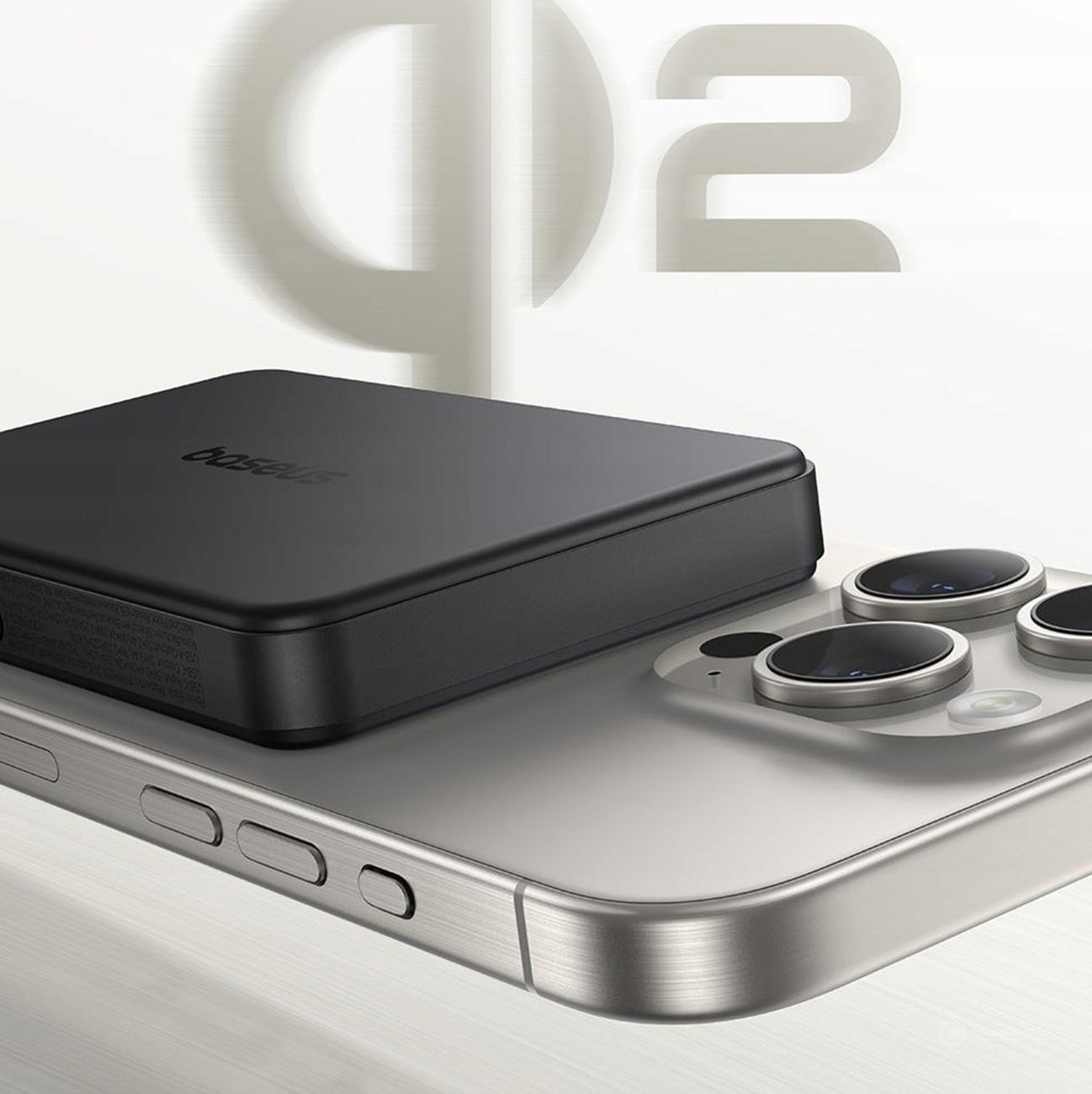 Indukcinis maitinimo blokelis su MagSafe BASEUS 10000mAh Qi2 22.5W USB-C USB + Kabelis