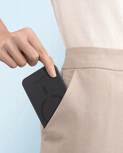 BASEUS mini indukcinis „Powerbank“ su „MagSafe“, 5000 mAh, 20 W, magnetinis su laidu