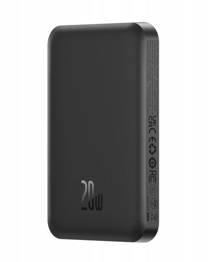 BASEUS mini indukcinis „Powerbank“ su „MagSafe“, 5000 mAh, 20 W, magnetinis su laidu