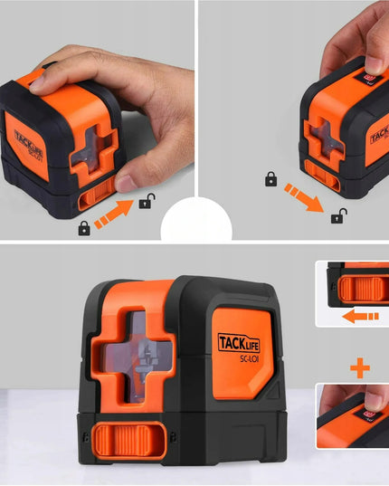 Kryžminis lazerinis nivelyras Huepar SC-L01, 35m, savaiminis niveliavimas