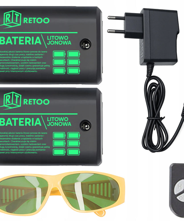 LAZERINIS GULŠČIUKAS KRYŽMINIS 4D 16 LINIJŲ + 2X AKUMULIATORIUS XL TRIKOJIS