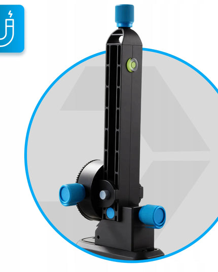 Delphi tools PRO lazerinis nivelyras 360° 4D žalias 16 linijų su stovu ir 2 akumuliatoriais