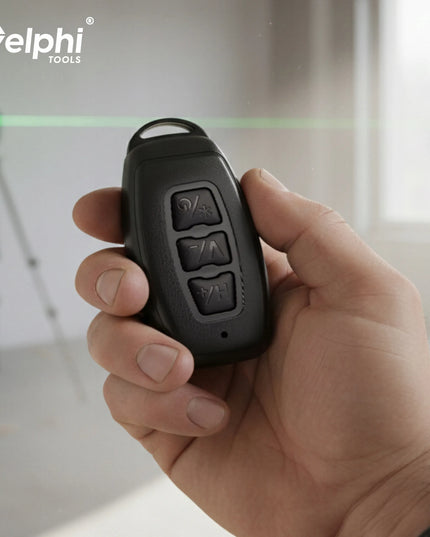 Delphi tools PRO lazerinis nivelyras 360° 4D žalias 16 linijų su stovu ir 2 akumuliatoriais