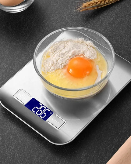 Tikslios elektroninės virtuvinės ir juvelyrinės svarstyklės BLOW KS202 10kg/1g TARA LCD