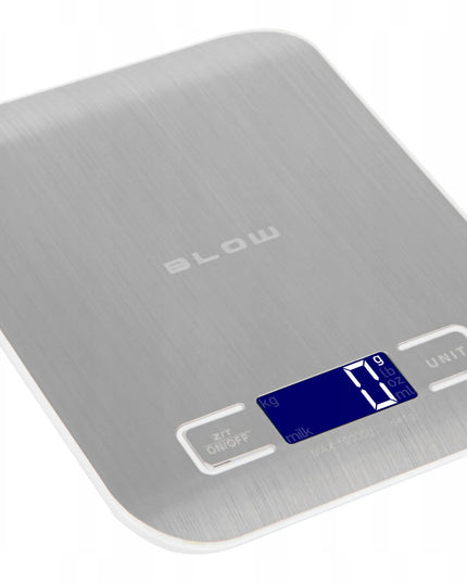 Tikslios elektroninės virtuvinės ir juvelyrinės svarstyklės BLOW KS202 10kg/1g TARA LCD