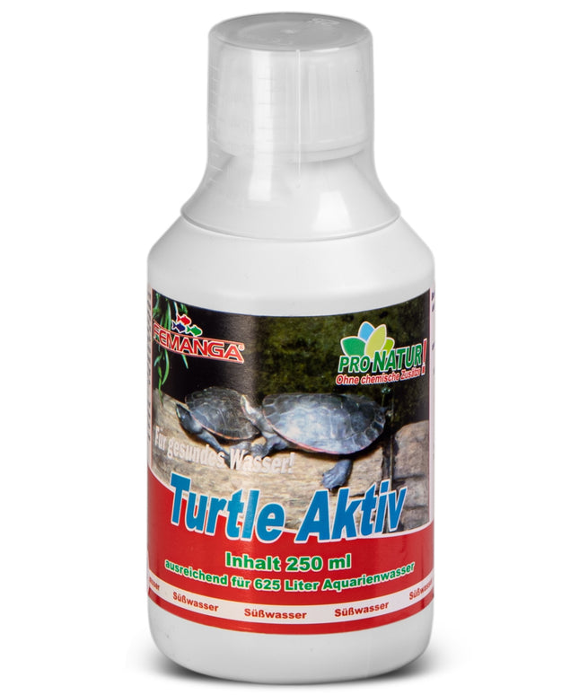 PREPARATAS ŠVARAUS IR SVEIKO VANDENS VĖŽLIAMS 250ML - FEMANGA TURTLE AKTIV