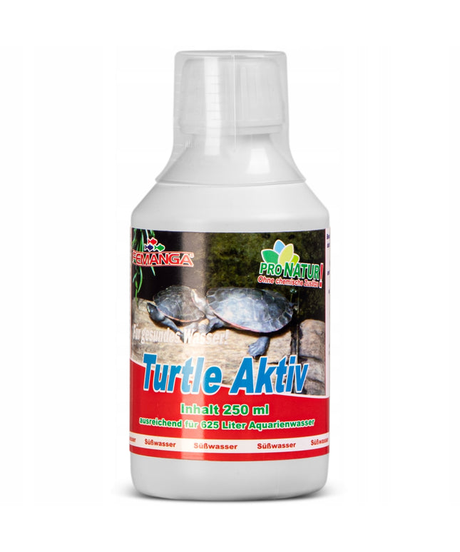 PREPARATAS ŠVARAUS IR SVEIKO VANDENS VĖŽLIAMS 250ML - FEMANGA TURTLE AKTIV
