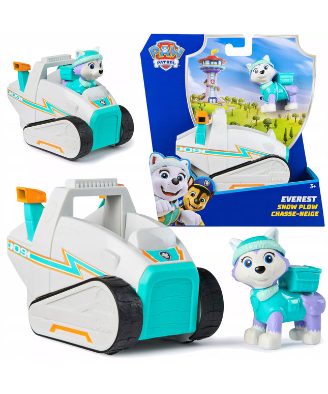 Paw Patrol Everest sniego rogės transporto priemonė su figūrėle