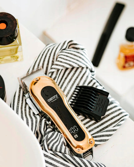 PROFESIONALI Belaidė Plaukų Kirpimo Mašinėlė su LCD ir Tonavimo Funkcija