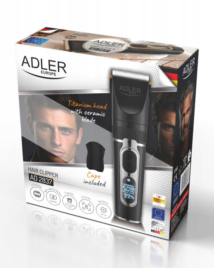 PROFESIONALI Belaidė Plaukų Kirpimo Mašinėlė su LCD ir Tonavimo Funkcija